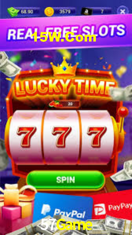 57Game: Jogos de Caça-Níqueis-Altas Recompensas, Roleta-Velocidade, Blackjack-Desafios Máximos